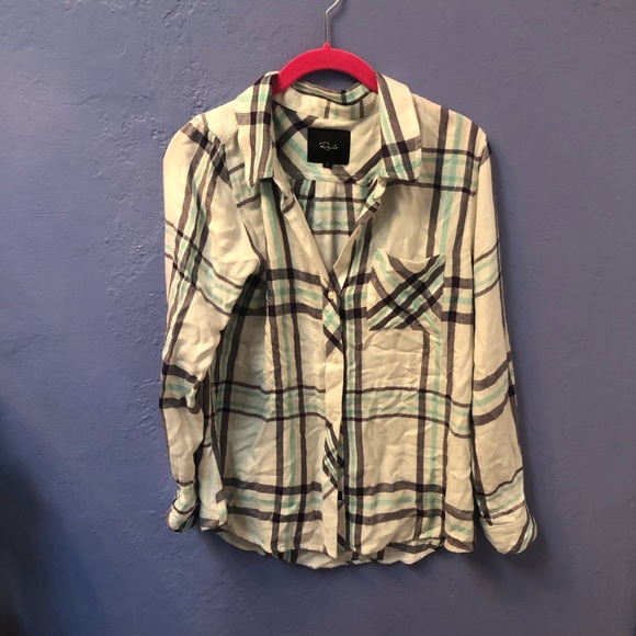 Rails button down plaid - Picture 1 of 2